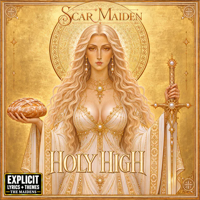 Official cover art for Holy High by Scar Maiden.